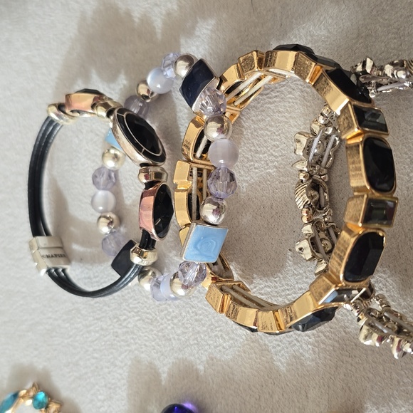 MONET, LIZ CLAIBORNE, ETC. FASHION JEWELRY BRACELETS BUNDLE 14 PIECES - Picture 8 of 16